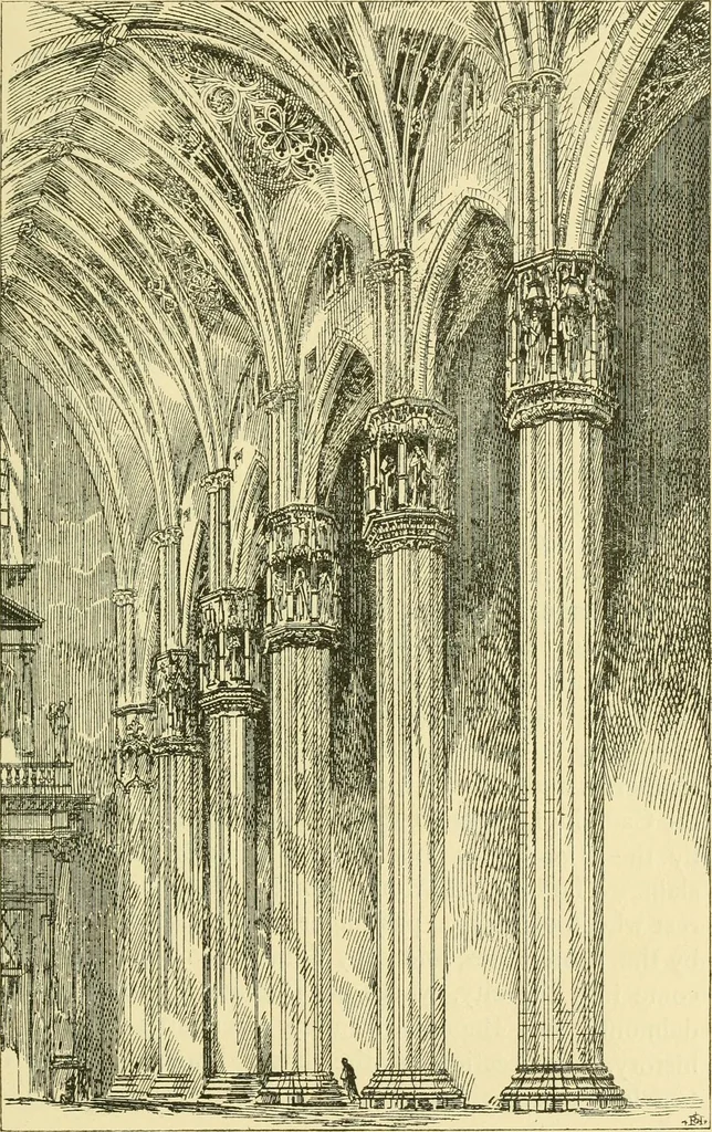 An illustration from Gothic architecture in France, England, and Italy, 1915, leaf 397