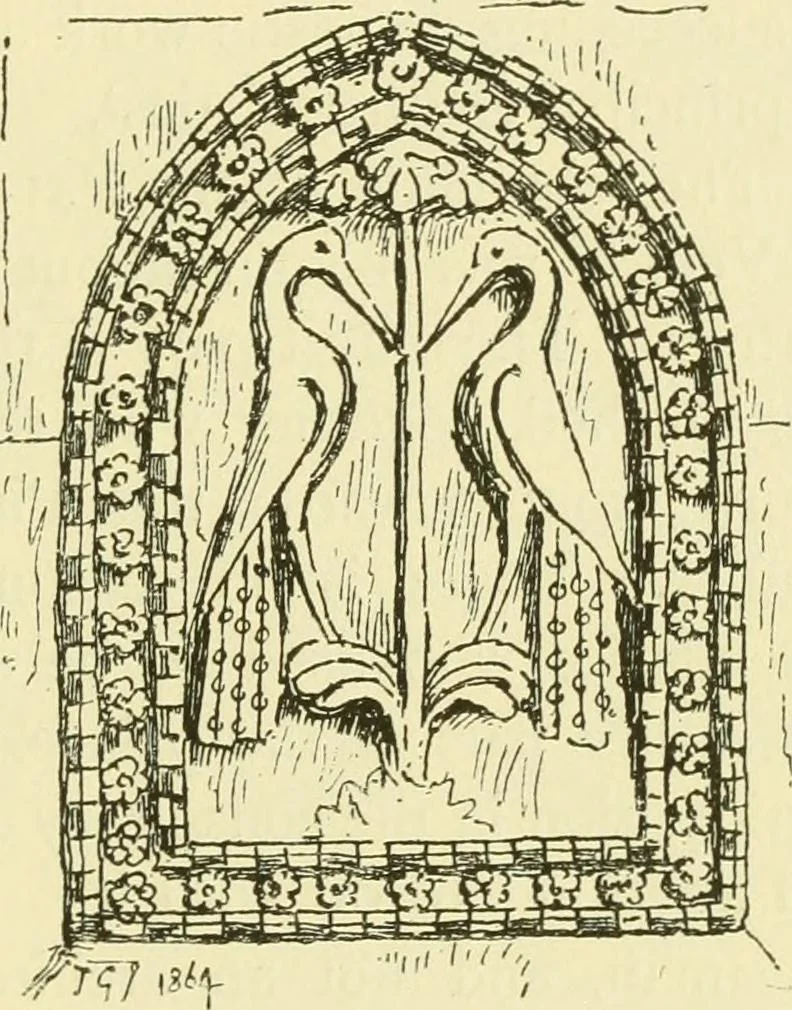 An illustration from Gothic architecture in France, England, and Italy, 1915, leaf 411