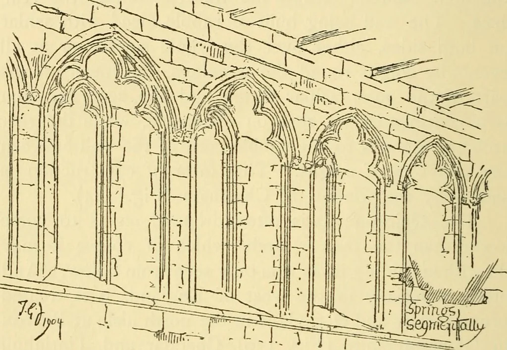 An illustration from Gothic architecture in France, England, and Italy, 1915, leaf 42