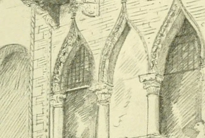 An illustration from Gothic architecture in France, England, and Italy, 1915, leaf 439