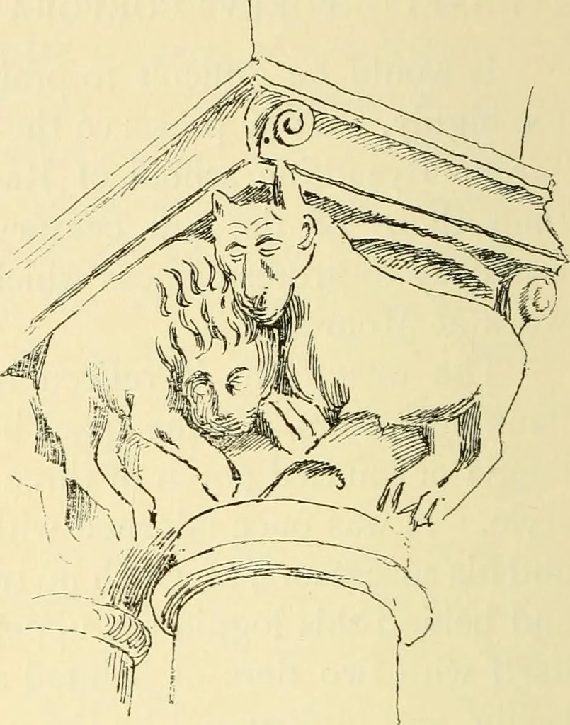 An illustration from Gothic architecture in France, England, and Italy, 1915, leaf 460