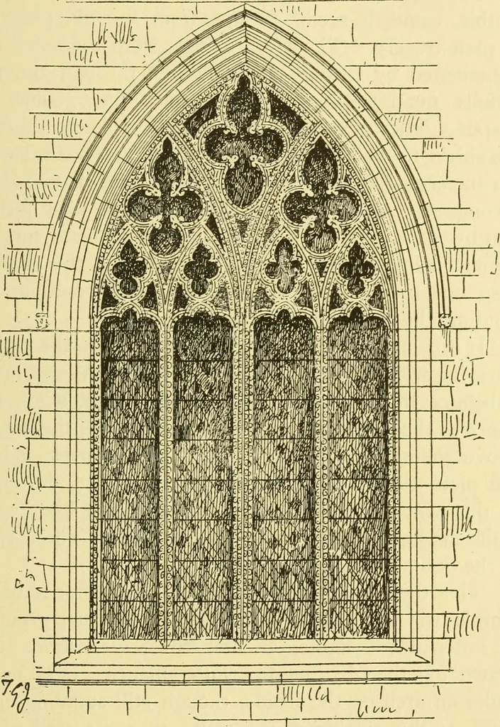 An illustration from Gothic architecture in France, England, and Italy, 1915, leaf 47