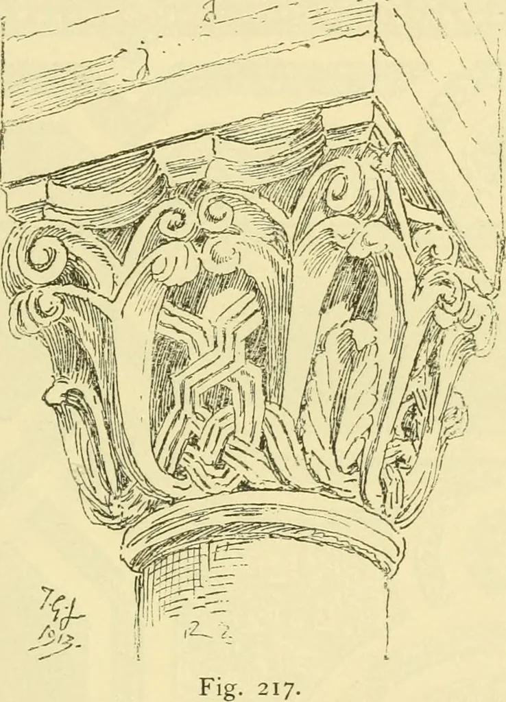 An illustration from Gothic architecture in France, England, and Italy, 1915, leaf 481