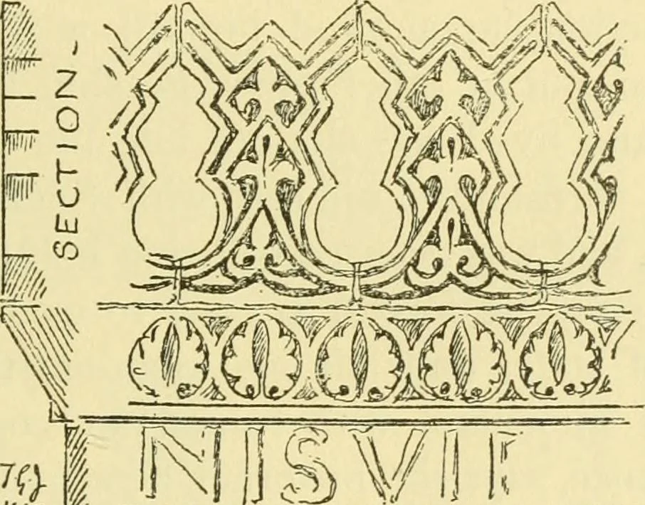 An illustration from Gothic architecture in France, England, and Italy, 1915, leaf 483