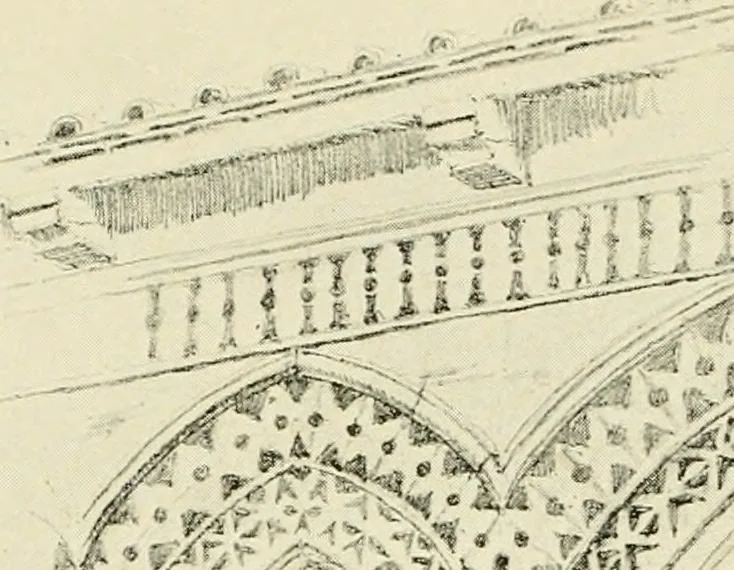 An illustration from Gothic architecture in France, England, and Italy, 1915, leaf 504