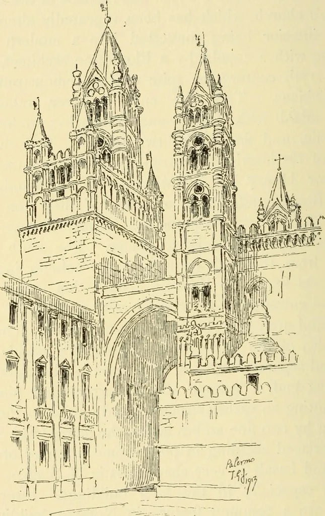 An illustration from Gothic architecture in France, England, and Italy, 1915, leaf 510