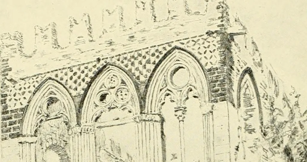 An illustration from Gothic architecture in France, England, and Italy, 1915, leaf 514