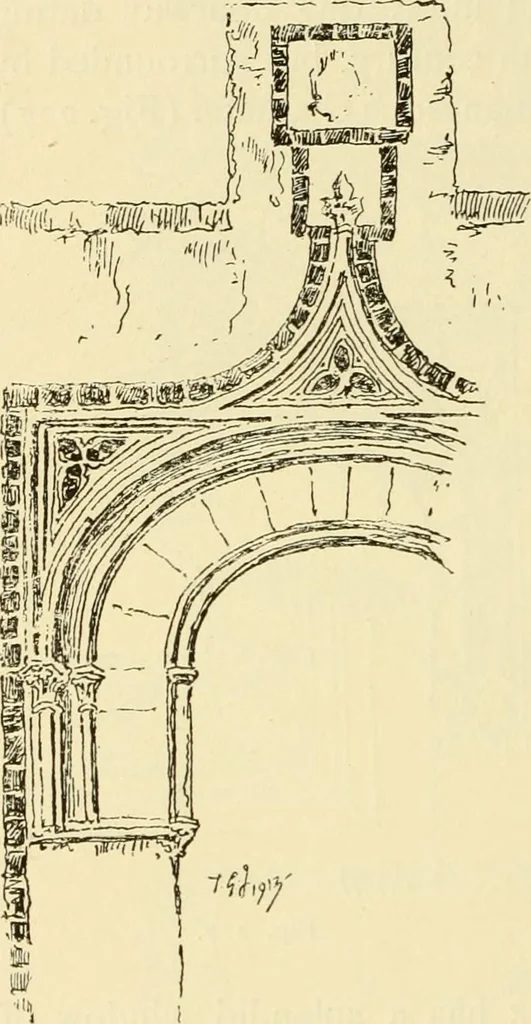 An illustration from Gothic architecture in France, England, and Italy, 1915, leaf 518