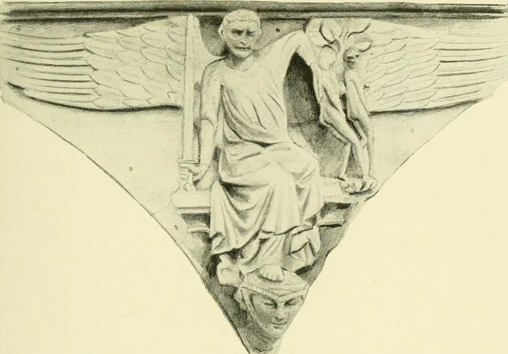 An illustration from Gothic architecture in France, England, and Italy, 1915, leaf 63