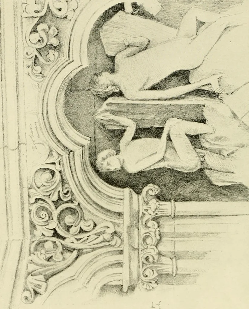 An illustration from Gothic architecture in France, England, and Italy, 1915, leaf 82