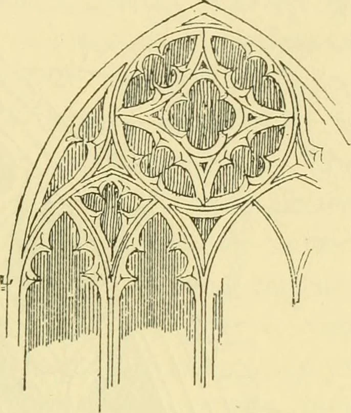 An illustration from Gothic architecture in France, England, and Italy, 1915, leaf 91