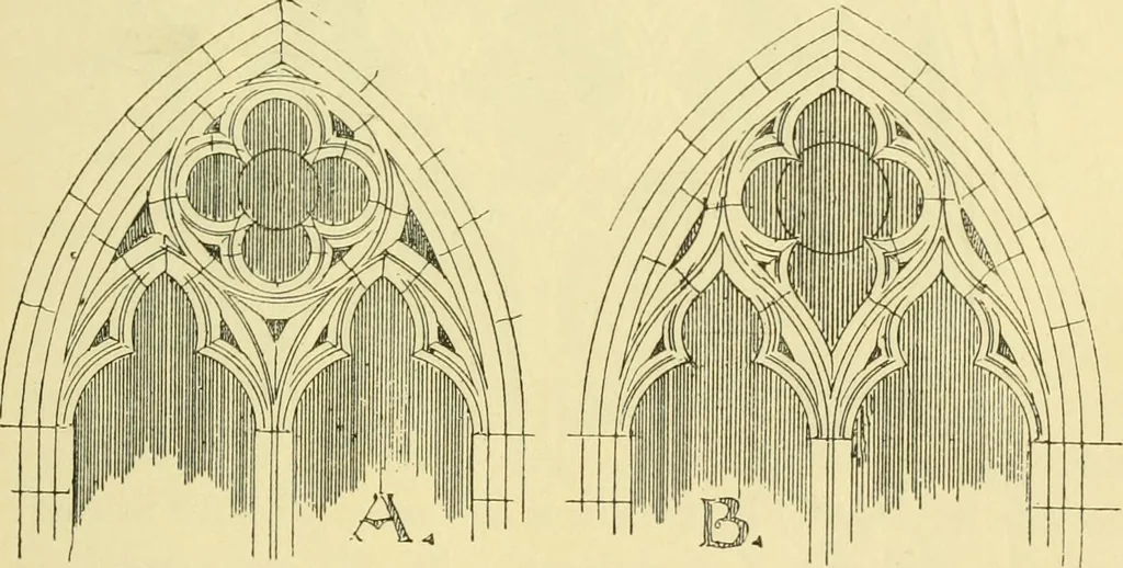 An illustration from Gothic architecture in France, England, and Italy, 1915, leaf 91