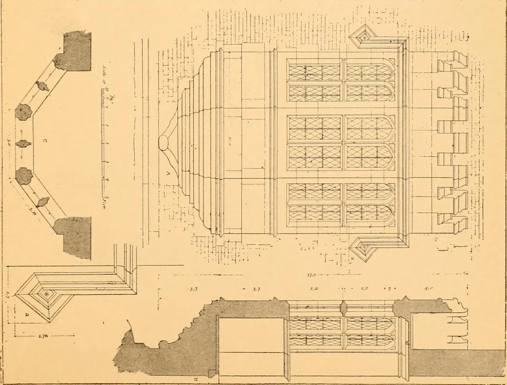 An illustration from Gothic architecture selected from various ancient edifices in England,, 1920, leaf 10