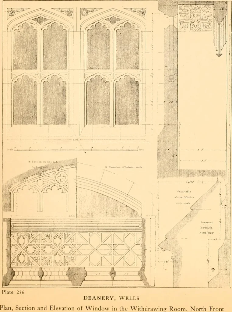 An illustration from Gothic architecture selected from various ancient edifices in England,, 1920, leaf 100