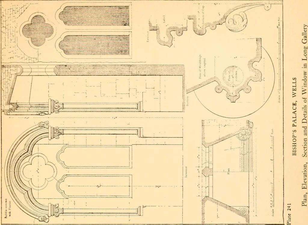 An illustration from Gothic architecture selected from various ancient edifices in England,, 1920, leaf 106