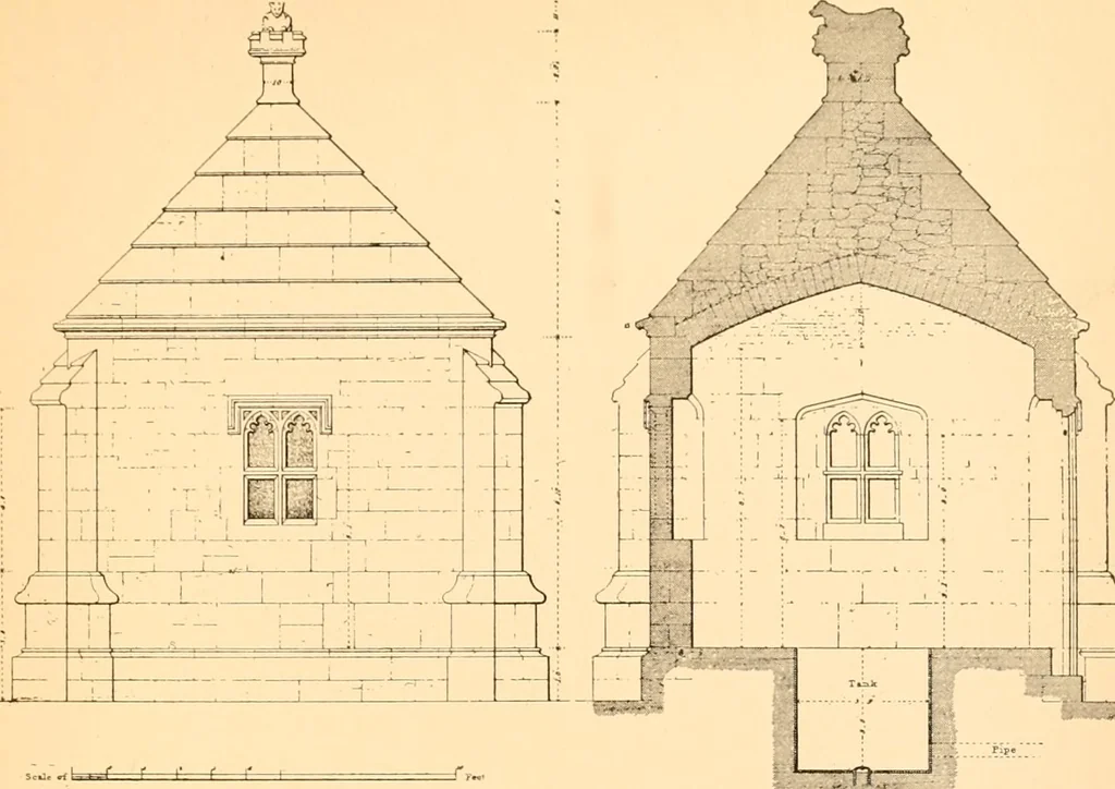 An illustration from Gothic architecture selected from various ancient edifices in England,, 1920, leaf 108