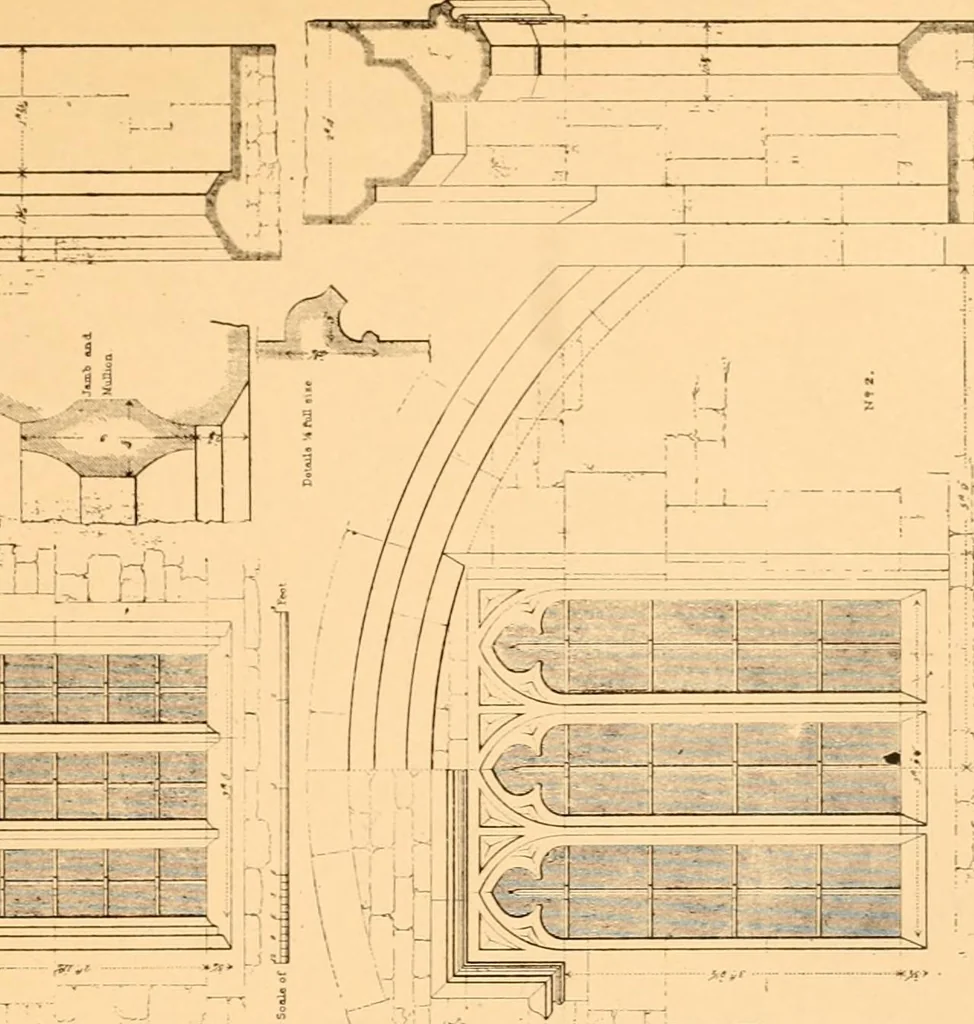 An illustration from Gothic architecture selected from various ancient edifices in England,, 1920, leaf 12