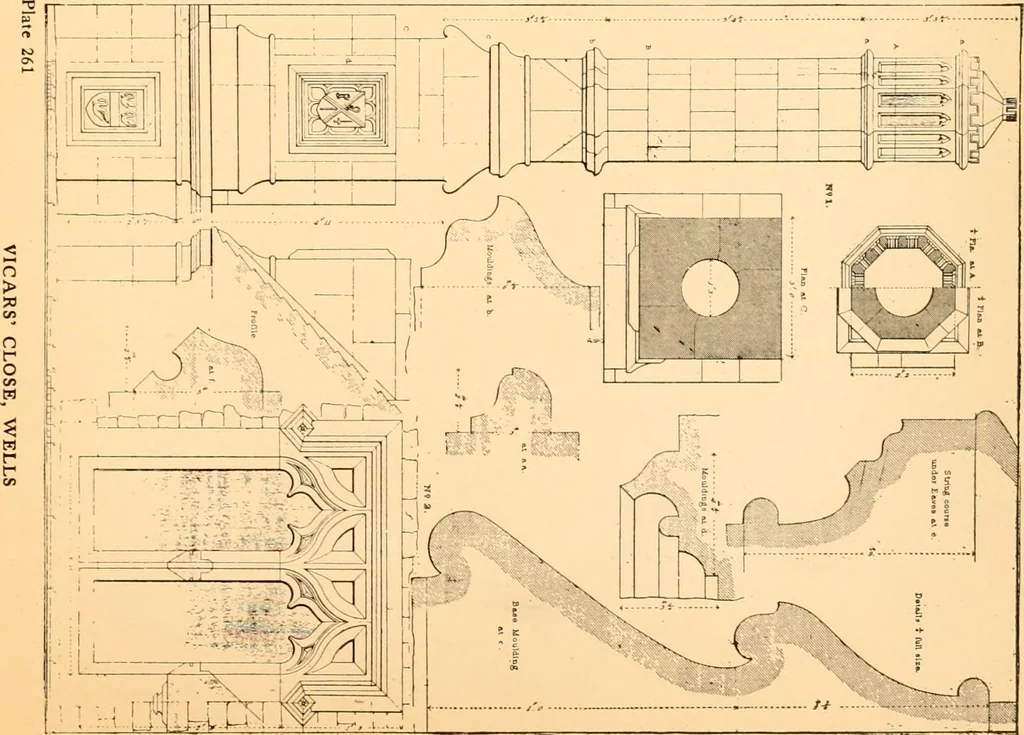 An illustration from Gothic architecture selected from various ancient edifices in England,, 1920, leaf 120