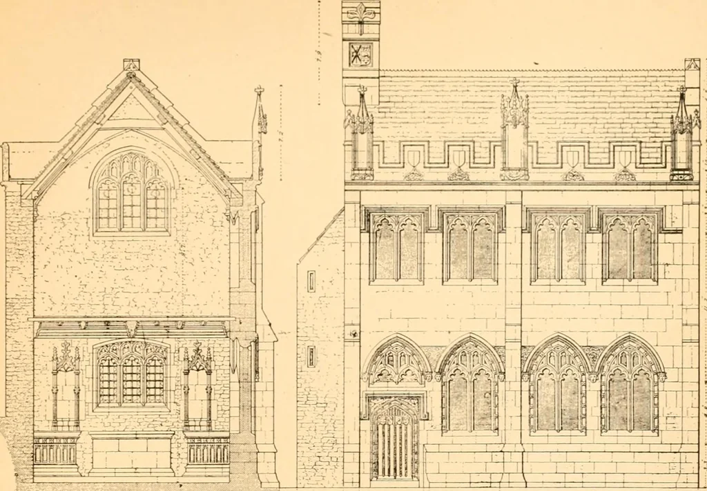 An illustration from Gothic architecture selected from various ancient edifices in England,, 1920, leaf 124