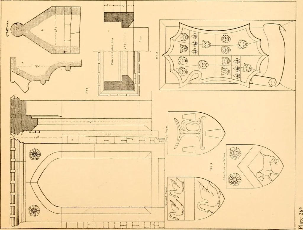 An illustration from Gothic architecture selected from various ancient edifices in England,, 1920, leaf 124