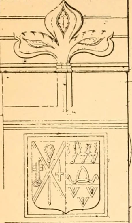 An illustration from Gothic architecture selected from various ancient edifices in England,, 1920, leaf 128