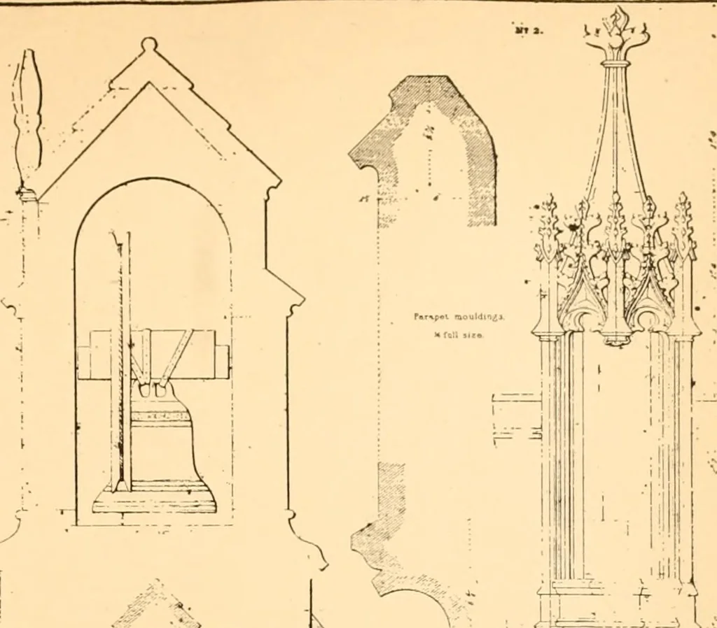 An illustration from Gothic architecture selected from various ancient edifices in England,, 1920, leaf 128