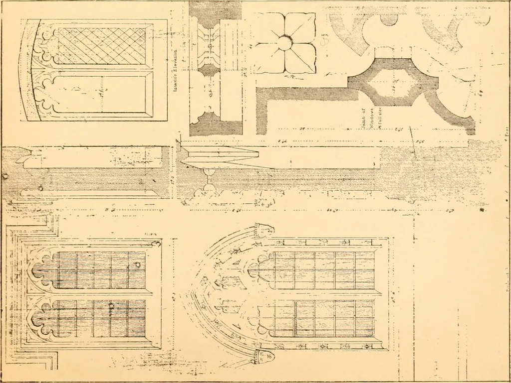 An illustration from Gothic architecture selected from various ancient edifices in England,, 1920, leaf 128