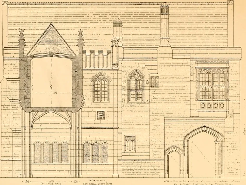 An illustration from Gothic architecture selected from various ancient edifices in England,, 1920, leaf 130