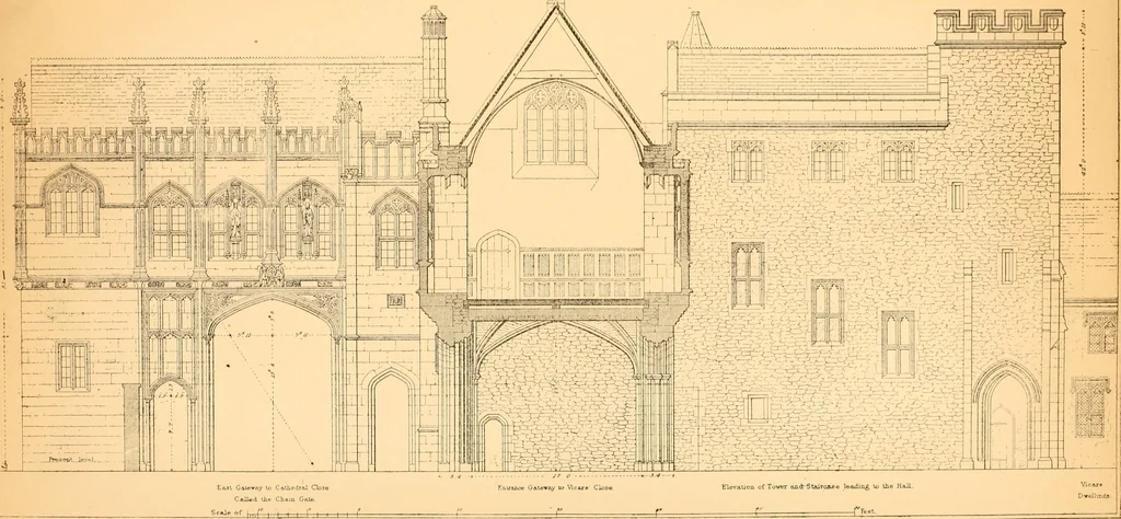 An illustration from Gothic architecture selected from various ancient edifices in England,, 1920, leaf 132