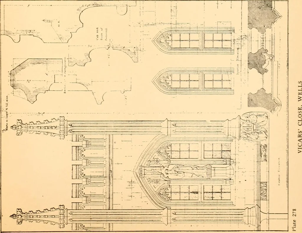 An illustration from Gothic architecture selected from various ancient edifices in England,, 1920, leaf 134