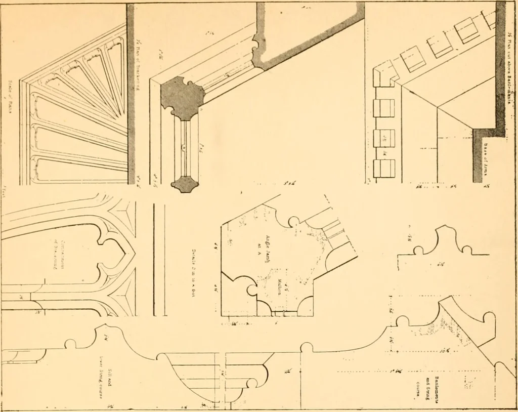 An illustration from Gothic architecture selected from various ancient edifices in England,, 1920, leaf 146