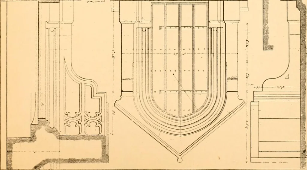 An illustration from Gothic architecture selected from various ancient edifices in England,, 1920, leaf 156