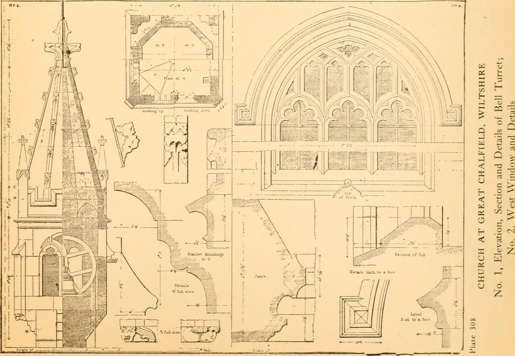 An illustration from Gothic architecture selected from various ancient edifices in England,, 1920, leaf 158