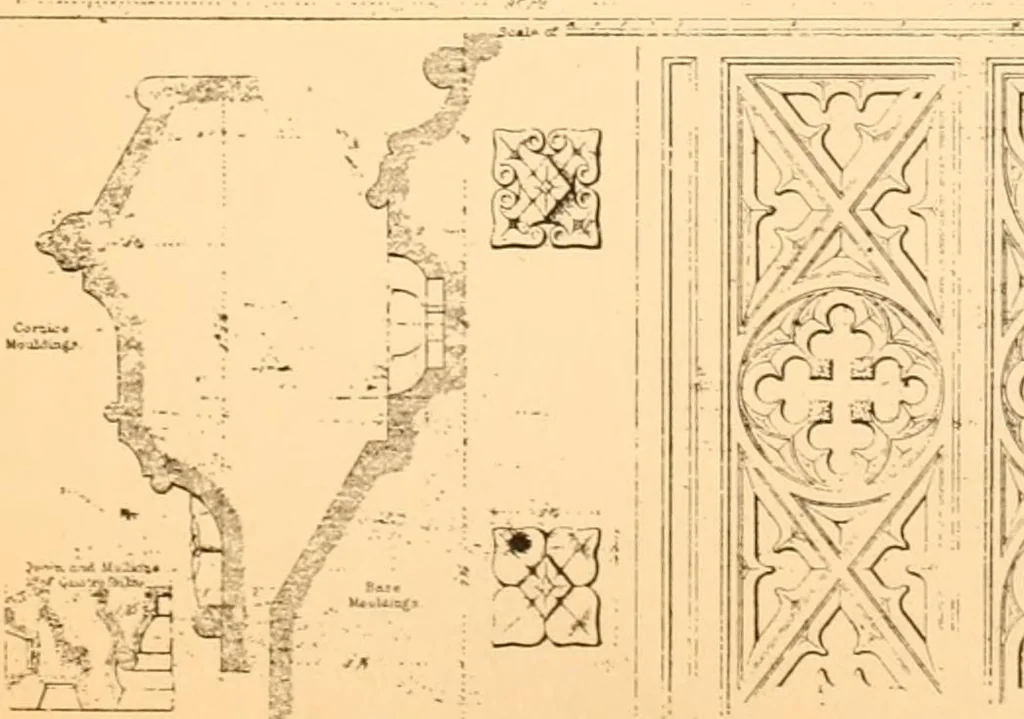 An illustration from Gothic architecture selected from various ancient edifices in England,, 1920, leaf 160