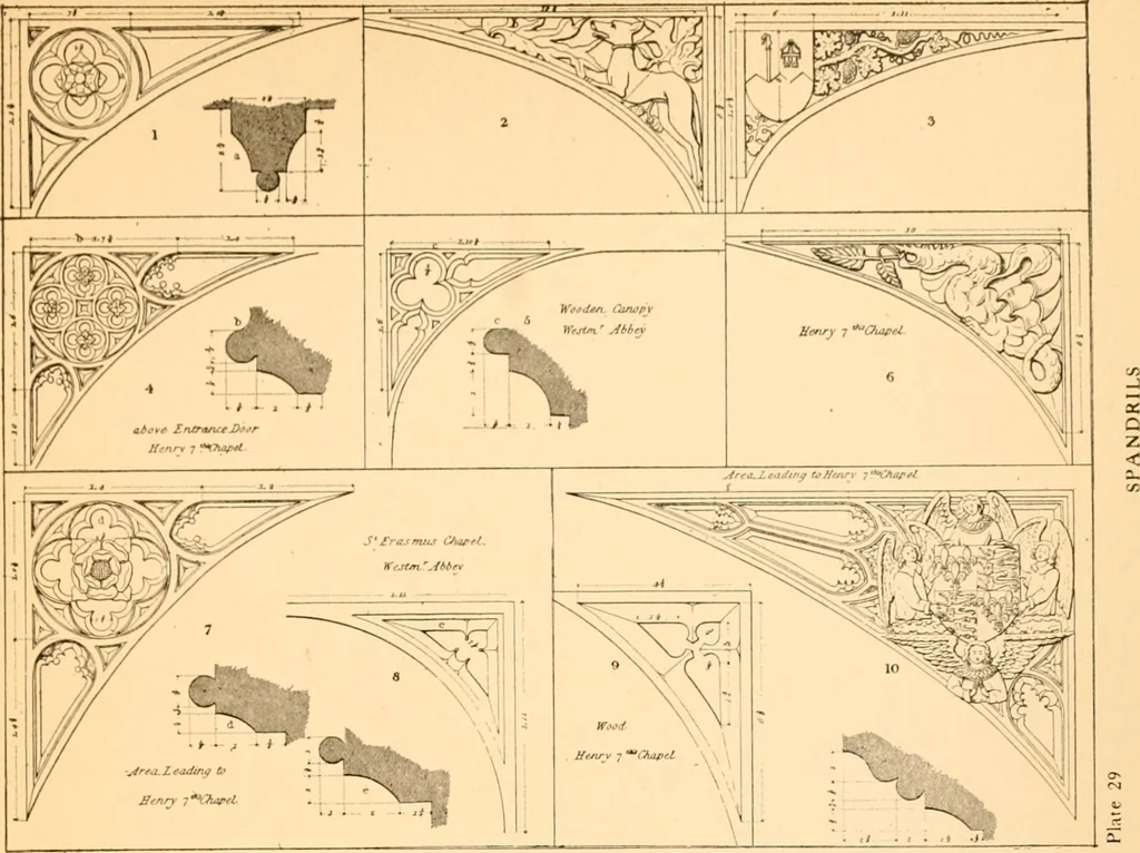 An illustration from Gothic architecture selected from various ancient edifices in England,, 1920, leaf 162