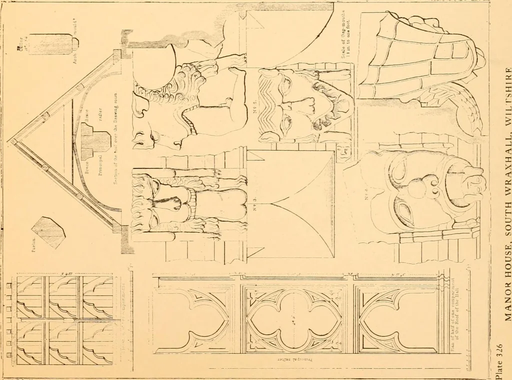 An illustration from Gothic architecture selected from various ancient edifices in England,, 1920, leaf 176