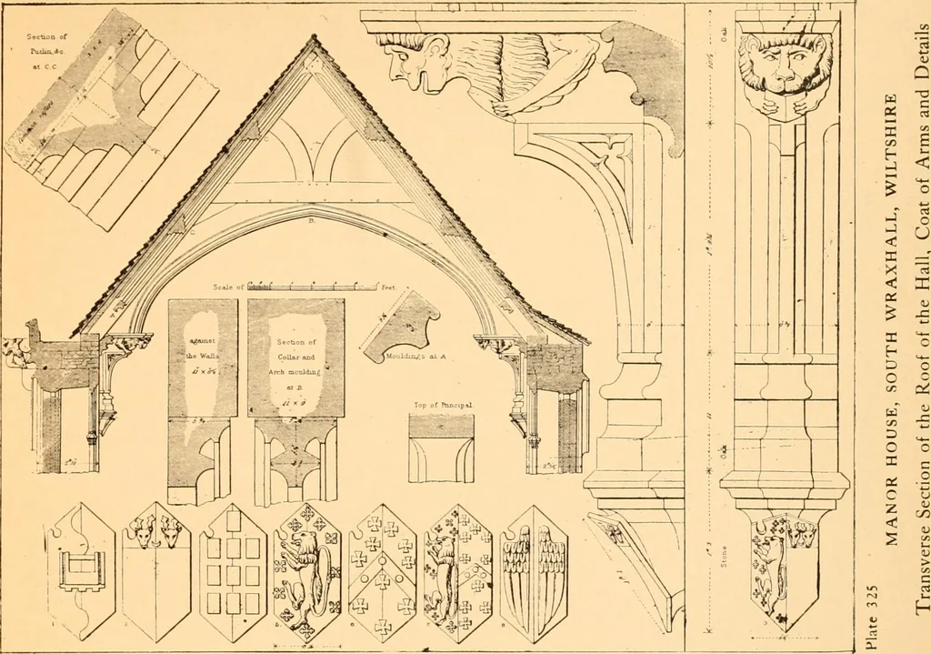 An illustration from Gothic architecture selected from various ancient edifices in England,, 1920, leaf 178