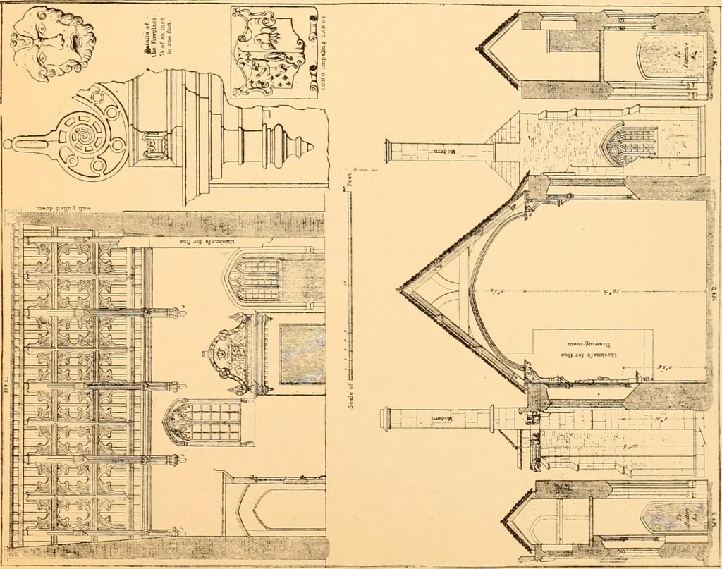An illustration from Gothic architecture selected from various ancient edifices in England,, 1920, leaf 178