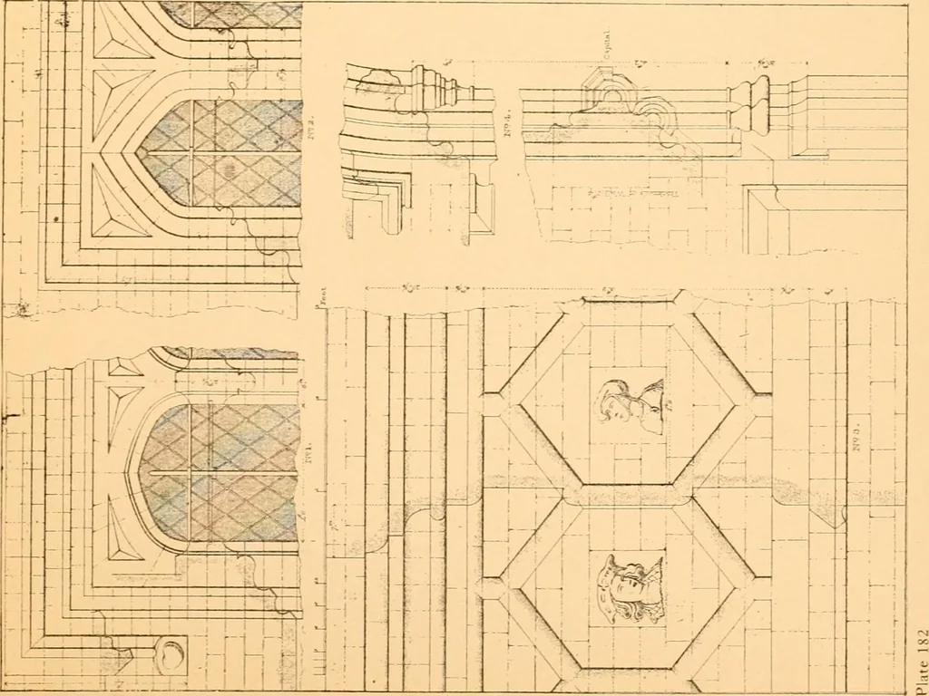An illustration from Gothic architecture selected from various ancient edifices in England,, 1920, leaf 18