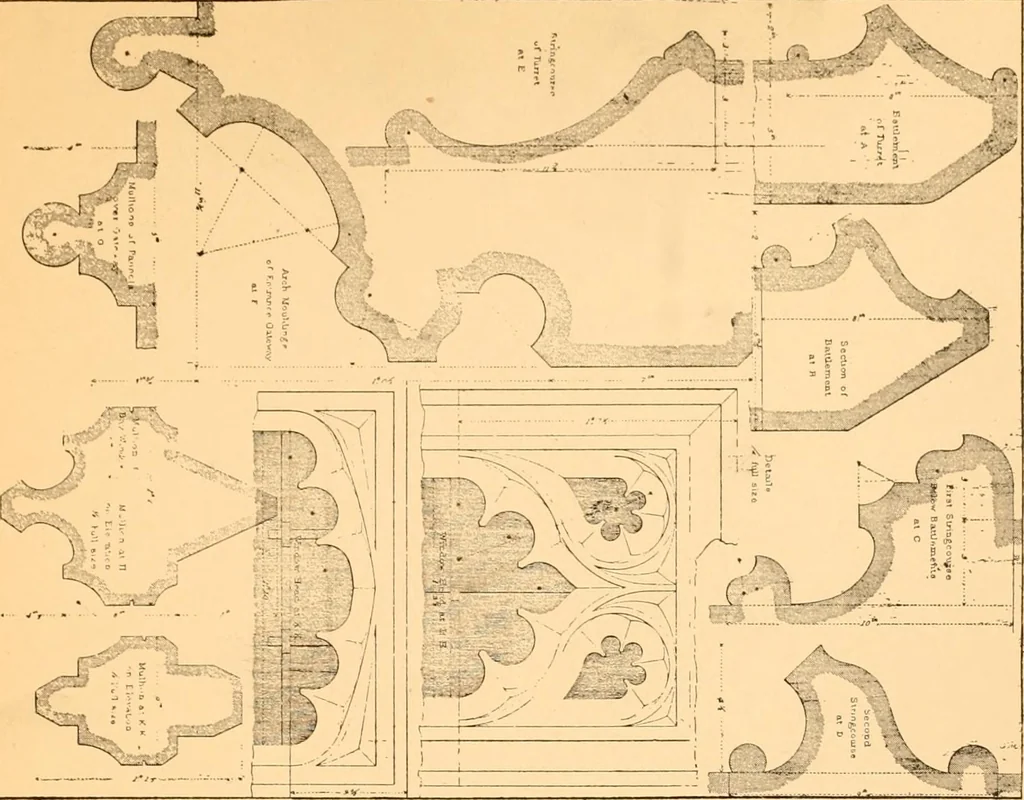 An illustration from Gothic architecture selected from various ancient edifices in England,, 1920, leaf 22