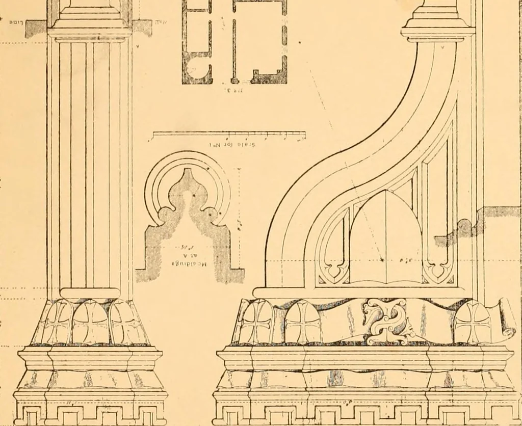 An illustration from Gothic architecture selected from various ancient edifices in England,, 1920, leaf 22