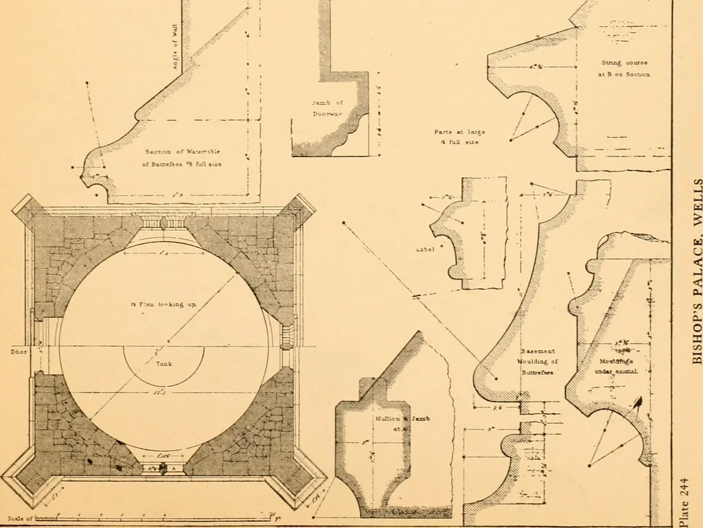 An illustration from Gothic architecture selected from various ancient edifices in England,, 1920, leaf 24