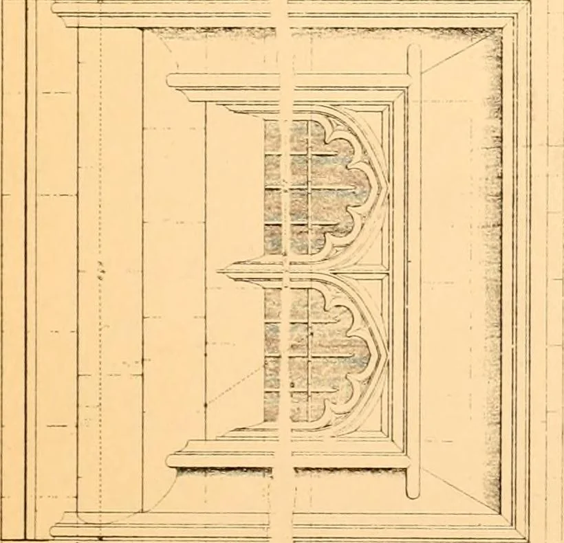 An illustration from Gothic architecture selected from various ancient edifices in England,, 1920, leaf 30