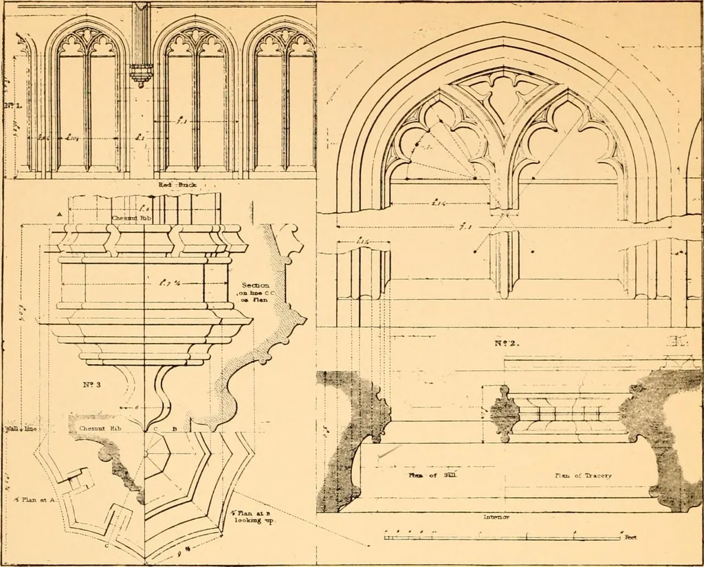 An illustration from Gothic architecture selected from various ancient edifices in England,, 1920, leaf 32