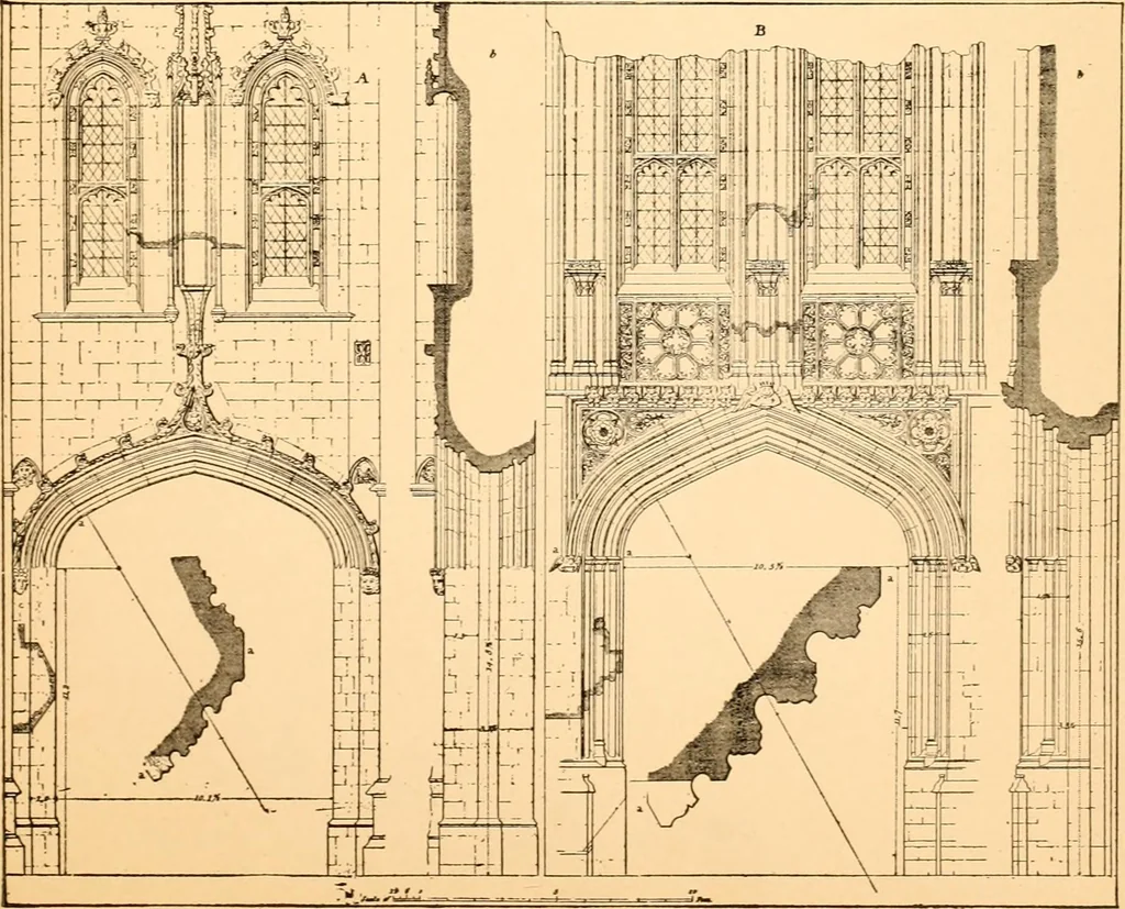An illustration from Gothic architecture selected from various ancient edifices in England,, 1920, leaf 36