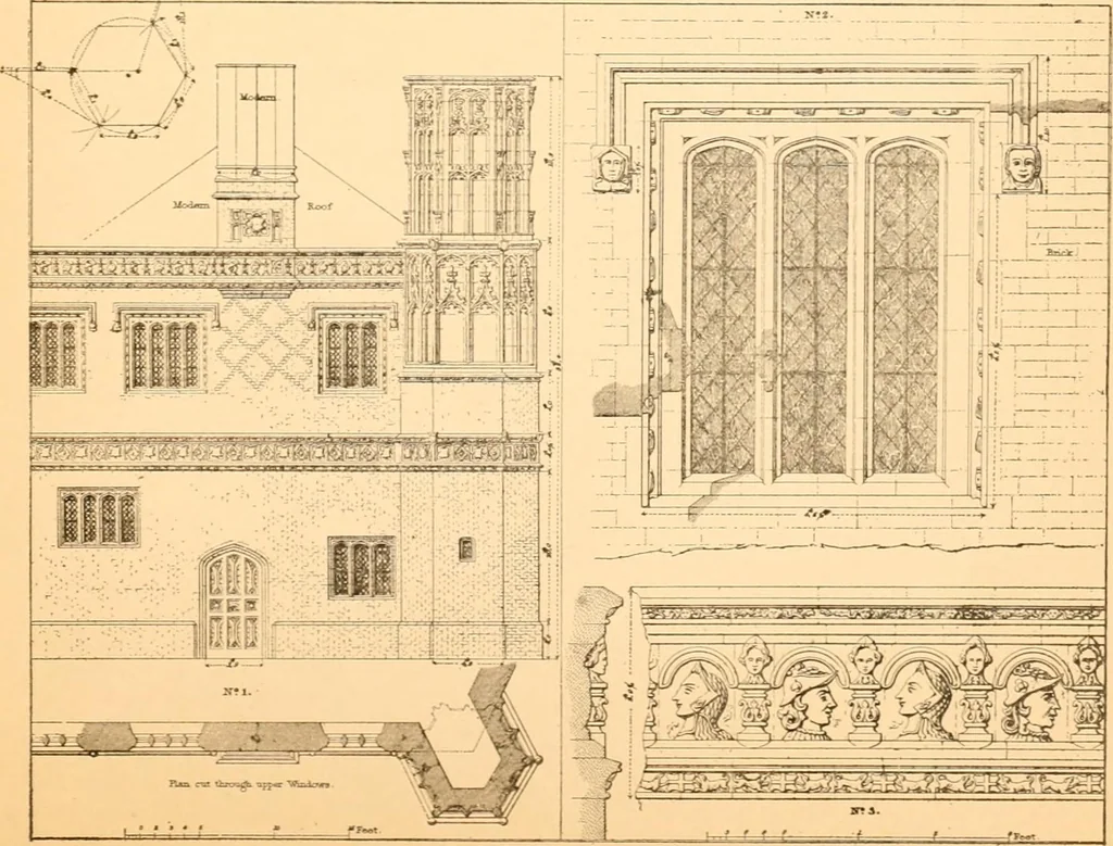 An illustration from Gothic architecture selected from various ancient edifices in England,, 1920, leaf 42