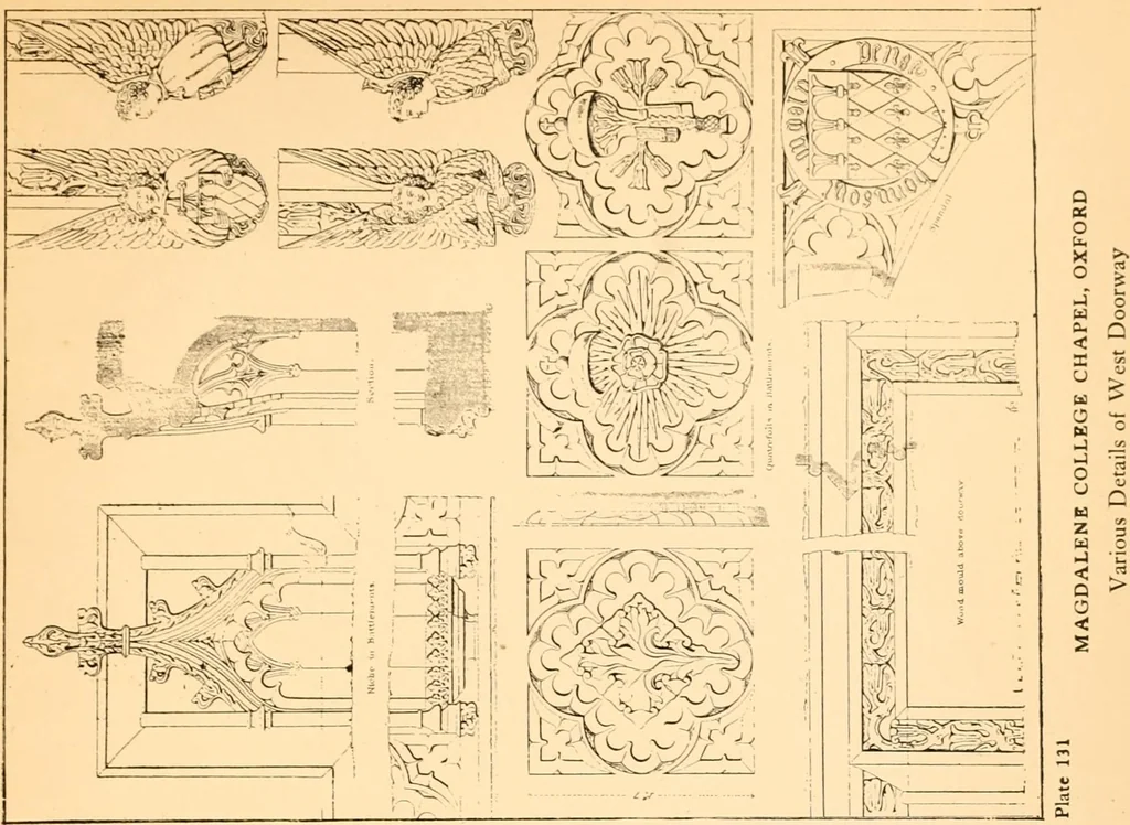 An illustration from Gothic architecture selected from various ancient edifices in England,, 1920, leaf 44
