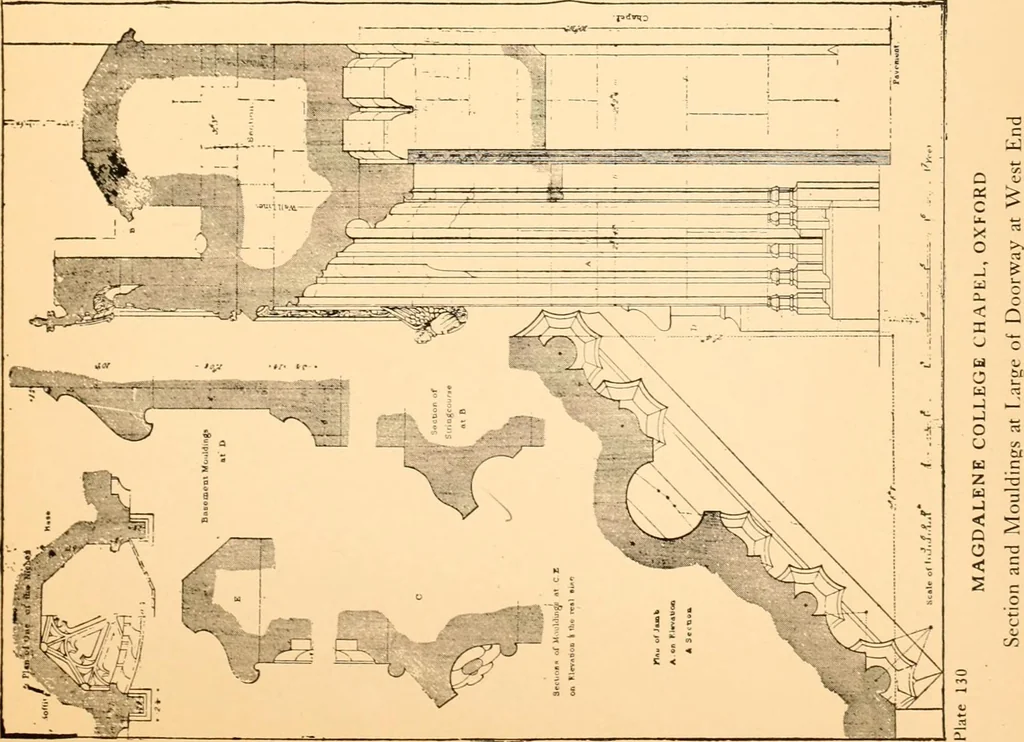 An illustration from Gothic architecture selected from various ancient edifices in England,, 1920, leaf 44