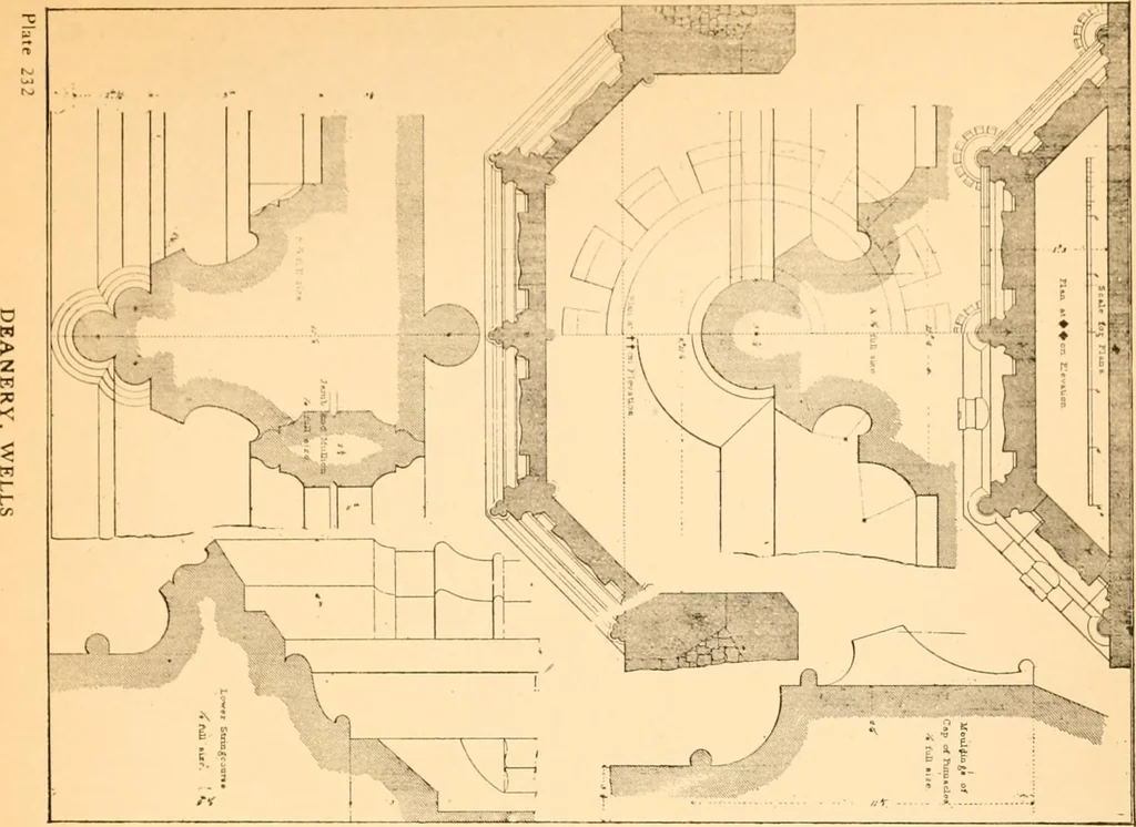 An illustration from Gothic architecture selected from various ancient edifices in England,, 1920, leaf 46