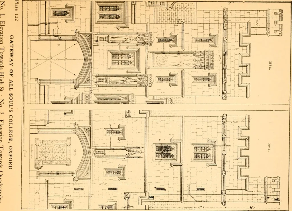 An illustration from Gothic architecture selected from various ancient edifices in England,, 1920, leaf 48